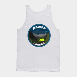 Camping in Banff Tank Top